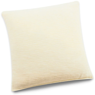Biederlack Kissen Pillow Chenille Farbe Natur Größe 50 x 50cm