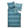Janine Design Mako-Satin Bettwäsche-Garnitur Messina 43124 Farbe Ägäischblau Größe 155x200 cm + 80x80 cm