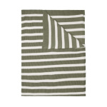 Marc O Polo Plaid Structure knit  Farbe Green/chalk Größe 130x170 cm