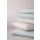 elegante Mako-Jersey Bettwäsche-Garnitur Sister Stripe Farbe salbei Größe 155x200+40x80