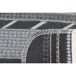 Biederlack Ethno Plaid  Wohndecke Farbe schwarz,grau,braun,natur Größe 150x200cm