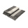 Biederlack Plaid mit Fransen Cover Cotton Design Salt & Pepper Farbe silber Größe 50 x 200