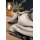 Biederlack Plaid mit Zierstich Melange Doubleface Farbe natur-graphit Größe 150 x 200
