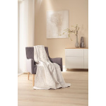 Biederlack Wohndecke mit Zierstich Swinging Farbe natur Größe 150 x 200