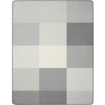 Biederlack Wohndecke mit Zierstich Colourfields Farbe grey Größe 150 x 200