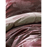 Irisette Satin Bettwäsche-Garnitur Yetta 8502 Farbe rot-60 Größe 135x200+80x80 cm
