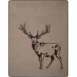Biederlack Wohndecke Deer mit Zierstich Größe...
