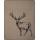 Biederlack Wohndecke Deer mit Zierstich Größe 150 x 200