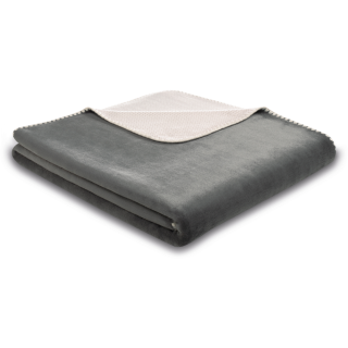 Biederlack Plaid mit Muschelsaum Soft&Cosy