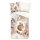 HIP Flanell-Bettwäsche Romar Sand 135x200 80x80