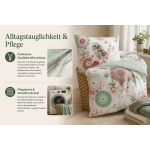 HIP Flanell Bettwäsche Set Omaira Eule Offwhite