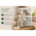 HIP Flanell Bettwäsche Set Omaira Eule Offwhite