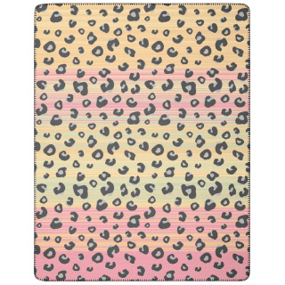 Biederlack Plaid mit Zierstich Young & Fancy  Wild Leo Größe 150 x 200