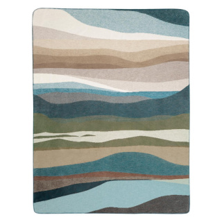 Biederlack Wohndecke mit Zierstich Iceland Horizon