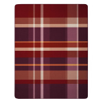 Biederlack Wohndecke mit Zierstich Ruby Check...
