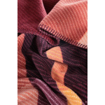 Biederlack Wohndecke mit Zierstich Ruby Check Größe 150 x 200 AL