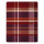 Biederlack Wohndecke mit Zierstich Ruby Check Größe 150 x 200 AL