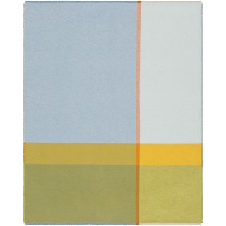 Biederlack Plaid ohne Einfassung Great Blue   Größe 130 x 170