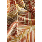 Biederlack Wohndecke mit Zierstich Sunset Diamonds   Größe 150 x 200