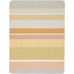 Biederlack Wohndecke mit Overlocksaum Stripe oasis   Größe 150 x 200