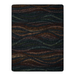 Biederlack Wohndecke mit Zierstich Farbe Vivid Waves...