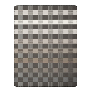 Biederlack Wohndecke mit Zierstich Farbe Shadow Check Größe 150 x 200