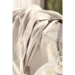 Biederlack Wohndecke mit Zierstich Feel Cord