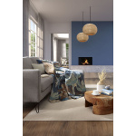 Biederlack Wohndecke Winter Flora Größe 150 x 200