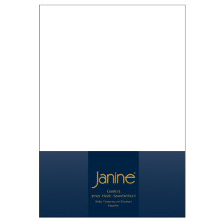 Janine ELASTIC Spannbetttuch.  150 X 200 weiß