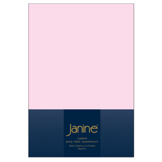 Janine ELASTIC Spannbetttuch.  150 X 200 zartrosa