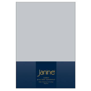Janine ELASTIC Spannbetttuch.100 X 200 silber