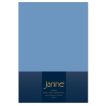 Janine ELASTIC Spannbetttuch - 200 X 200 blau