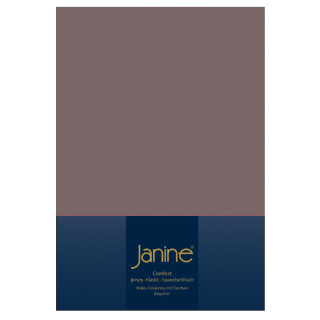 Janine ELASTIC Spannbetttuch.  150 X 200 capuccino