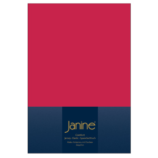 Janine ELASTIC Spannbetttuch.  150 X 200 rot