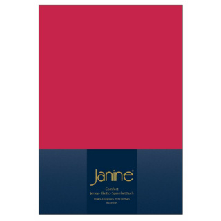Janine ELASTIC Spannbetttuch.100 X 200 rot