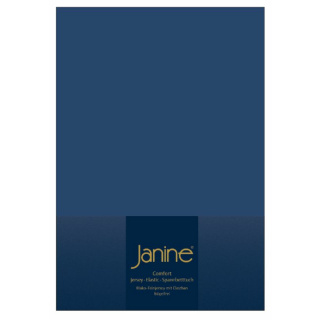 Janine ELASTIC Spannbetttuch - 200 X 200 marine