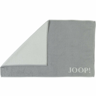 JOOP! Classic Doubleface Badematte Badematte 50/80cm, Farbe silber/weiß AL