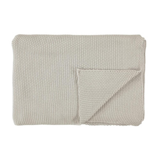 Marc O`Polo Tagesdecke Nordic knit 130 x 170 cm Farbe Oatmeal