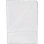 Kayori Nagi Waffel-Plaid aus 100% Bio-Baumwolle 180 x 260cm Farbe Weiss